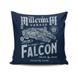 Millenium Garage - Throw Pillow