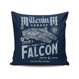 Millenium Garage - Throw Pillow
