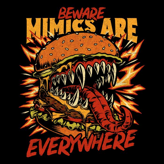 Mimics are Everywhere - Men's V-Neck