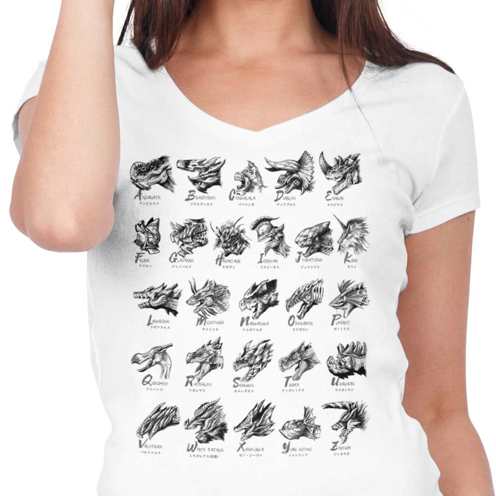 Monsterpedia - Women's V-Neck