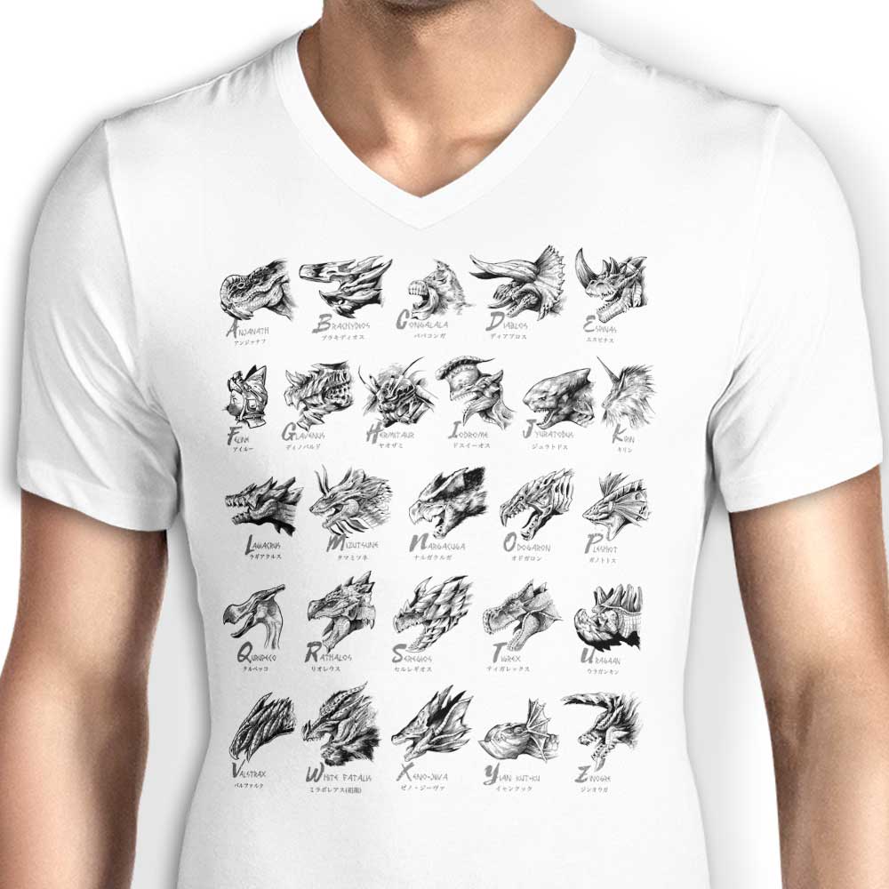 Monsterpedia - Men's V-Neck