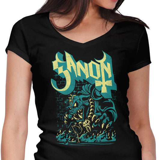 Monstrous Prince of Darkness - Women's V-Neck