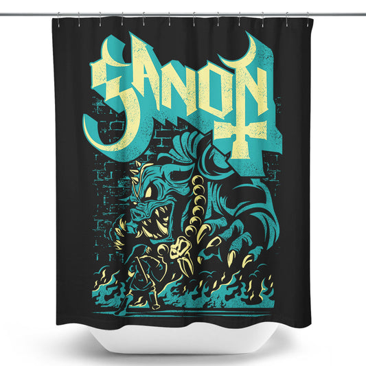 Monstrous Prince of Darkness - Shower Curtain