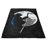 Moon Katana - Fleece Blanket