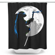 Moon Katana - Shower Curtain