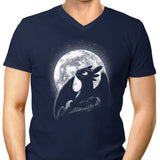 Moonlit Dragon - Men's V-Neck