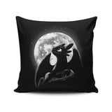 Moonlit Dragon - Throw Pillow