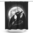 Moonlit Dragon - Shower Curtain