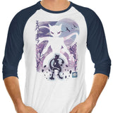 Moonlit Mind - 3/4 Sleeve Raglan T-Shirt