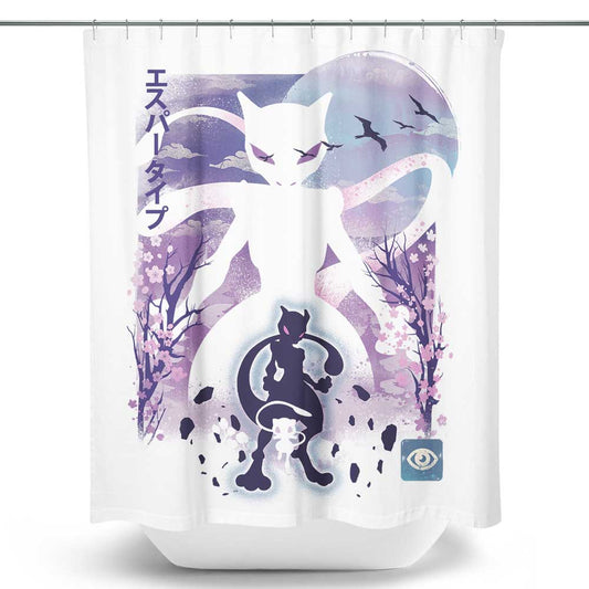 Moonlit Mind - Shower Curtain