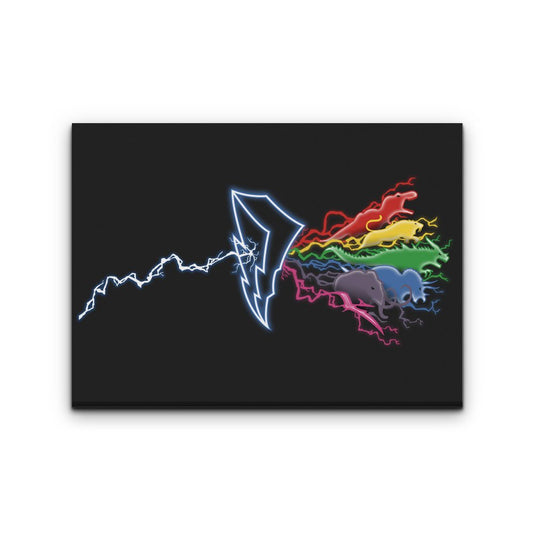 Morphin' Side of the Zords - Canvas Print
