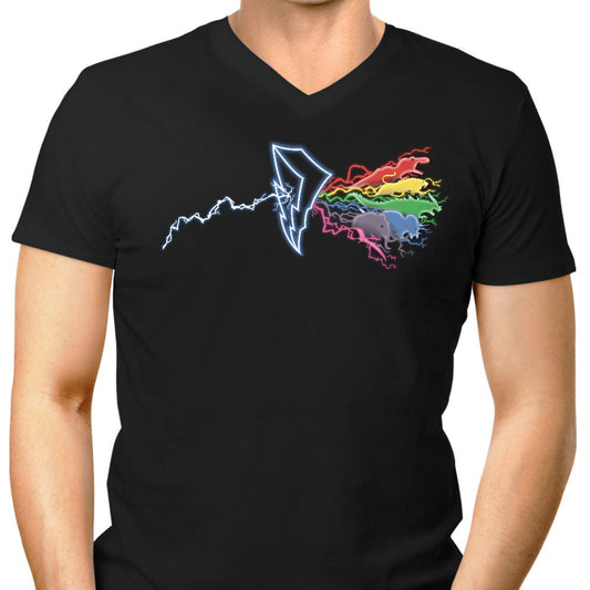 Morphin' Side of the Zords - Men's V-Neck