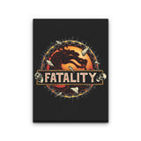 Mortal Fatality - Canvas Print