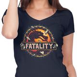 Mortal Fatality - Women's V-Neck