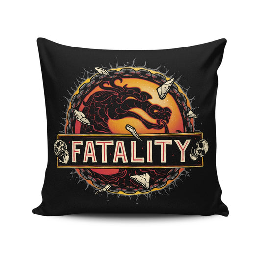 Mortal Fatality - Throw Pillow