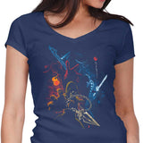 Mortal Fighters - Women's V-Neck