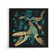 Mosasaurus Fossils - Canvas Print