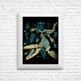 Mosasaurus Fossils - Posters & Prints