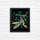 Mosasaurus Fossils - Posters & Prints