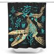 Mosasaurus Fossils - Shower Curtain