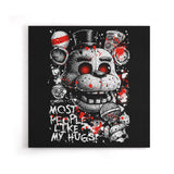 Most People Like My Hugs - Canvas Print