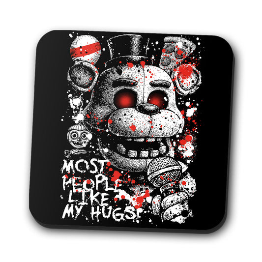 Most People Like My Hugs - Coasters