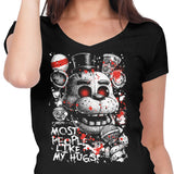 Most People Like My Hugs - Women's V-Neck