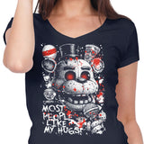 Most People Like My Hugs - Women's V-Neck