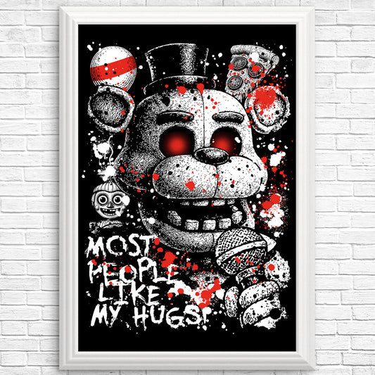Most People Like My Hugs - Posters & Prints