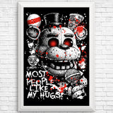 Most People Like My Hugs - Posters & Prints