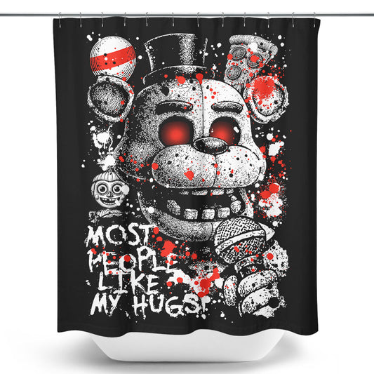 Most People Like My Hugs - Shower Curtain