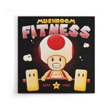 Mushroom Fitness - Canvas Print