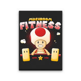 Mushroom Fitness - Canvas Print