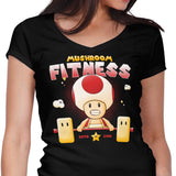 Mushroom Fitness - Women's V-Neck