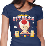 Mushroom Fitness - Women's V-Neck