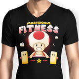 Mushroom Fitness - Men's V-Neck