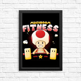 Mushroom Fitness - Posters & Prints