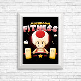 Mushroom Fitness - Posters & Prints
