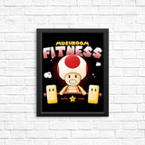 Mushroom Fitness - Posters & Prints