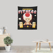 Mushroom Fitness - Wall Tapestry