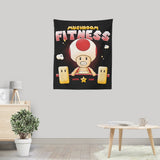 Mushroom Fitness - Wall Tapestry