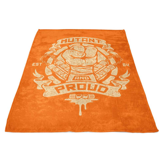 Mutant and Proud: Mikey - Fleece Blanket