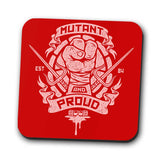Mutant and Proud: Raph - Coasters