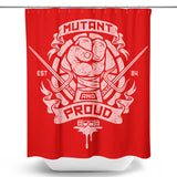 Mutant and Proud: Raph - Shower Curtain