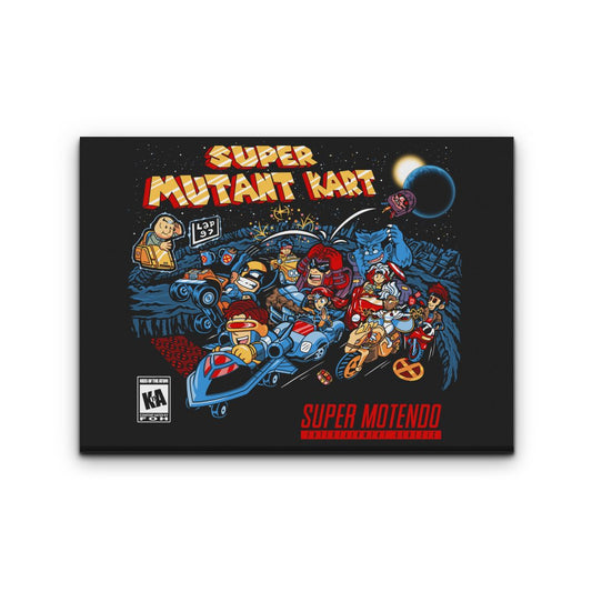 Mutant Kart - Canvas Print