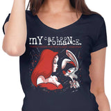 My Cartoon Romance - Women's V-Neck