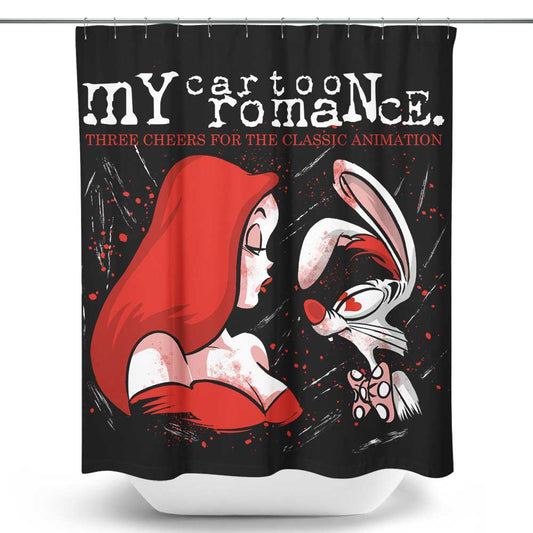 My Cartoon Romance - Shower Curtain
