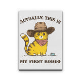 My First Rodeo - Canvas Print