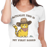 My First Rodeo - Women's V-Neck