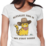 My First Rodeo - Women's V-Neck